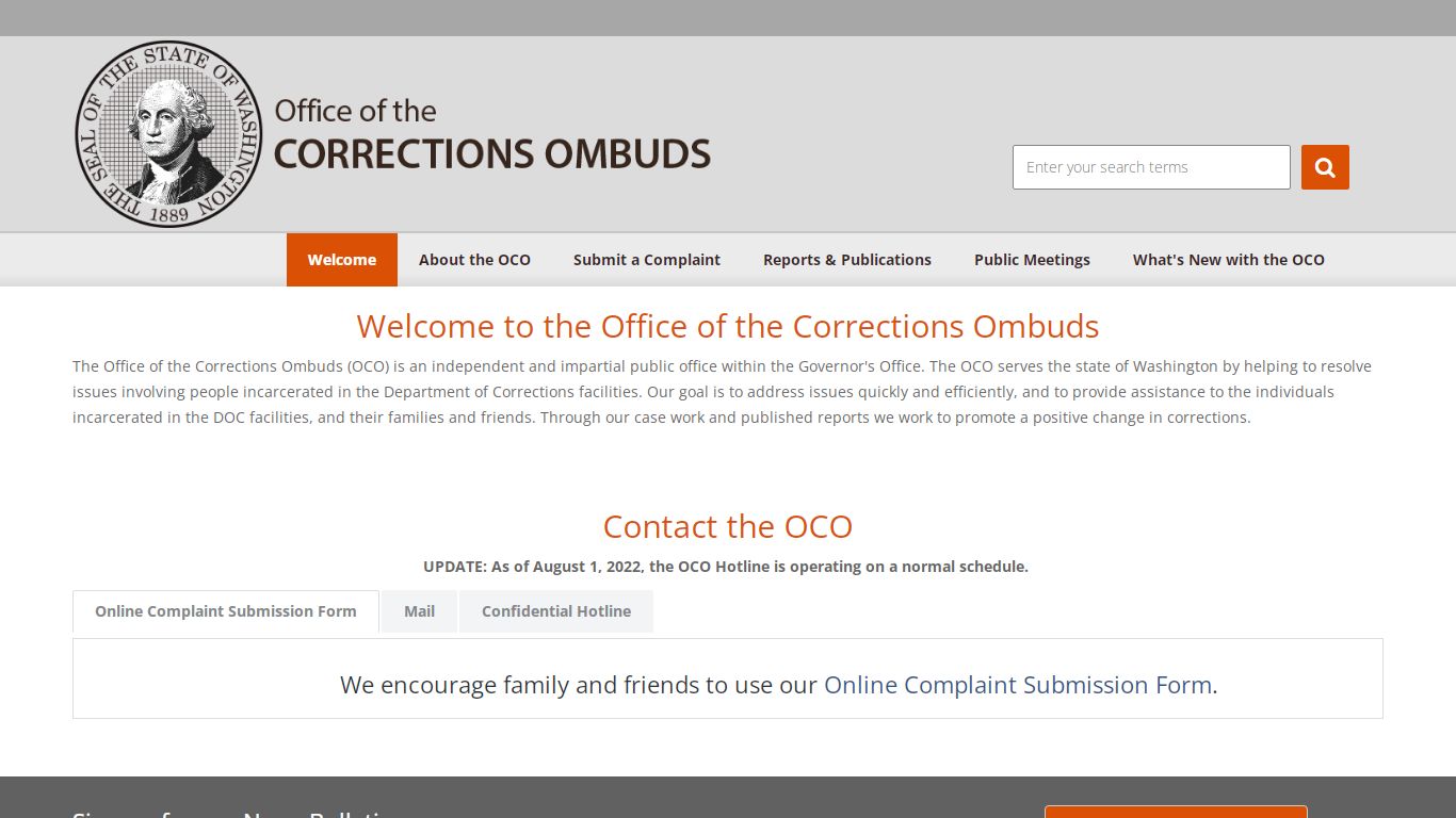 Corrections Ombuds